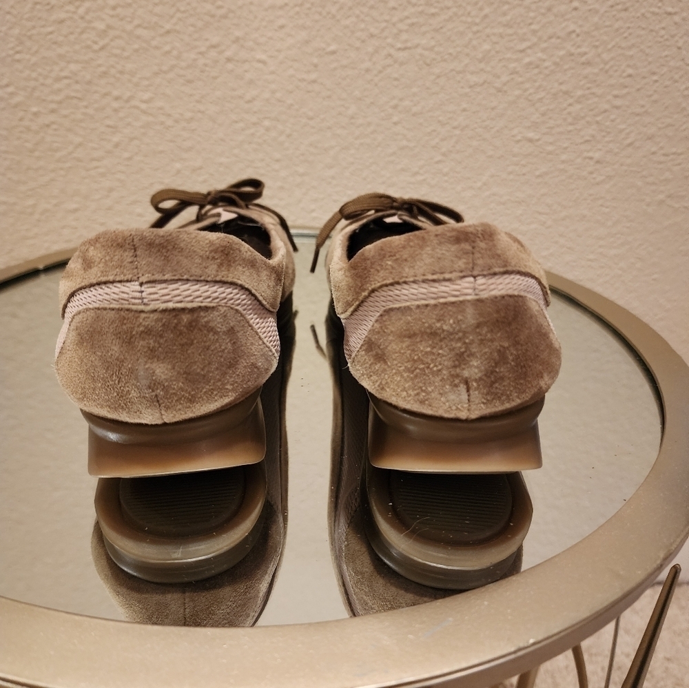 Aerosoles Light Green 💚 Telegram Suede Leather Flats Size 9 - Picture 4 of 6
